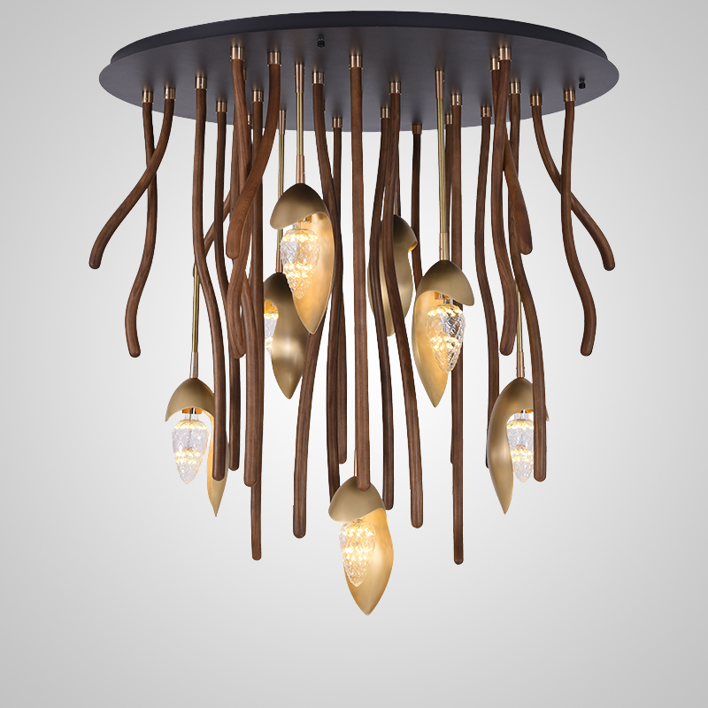 Потолочный светильник TUSKET MORE L5 Dark brown by ImperiumLoft