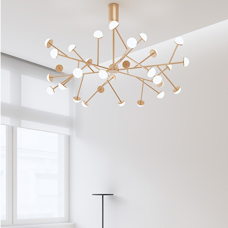 Потолочная люстра HILVI D120 White by ImperiumLoft