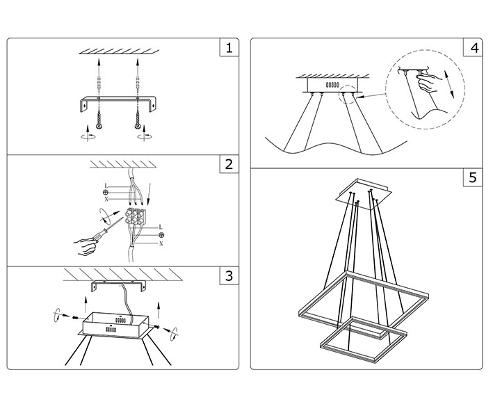 Подвесной светильник Kink Light 08227,01(4000K)