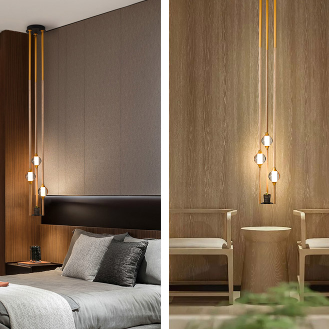 Подвесной светильник TABEO Light brown by ImperiumLoft