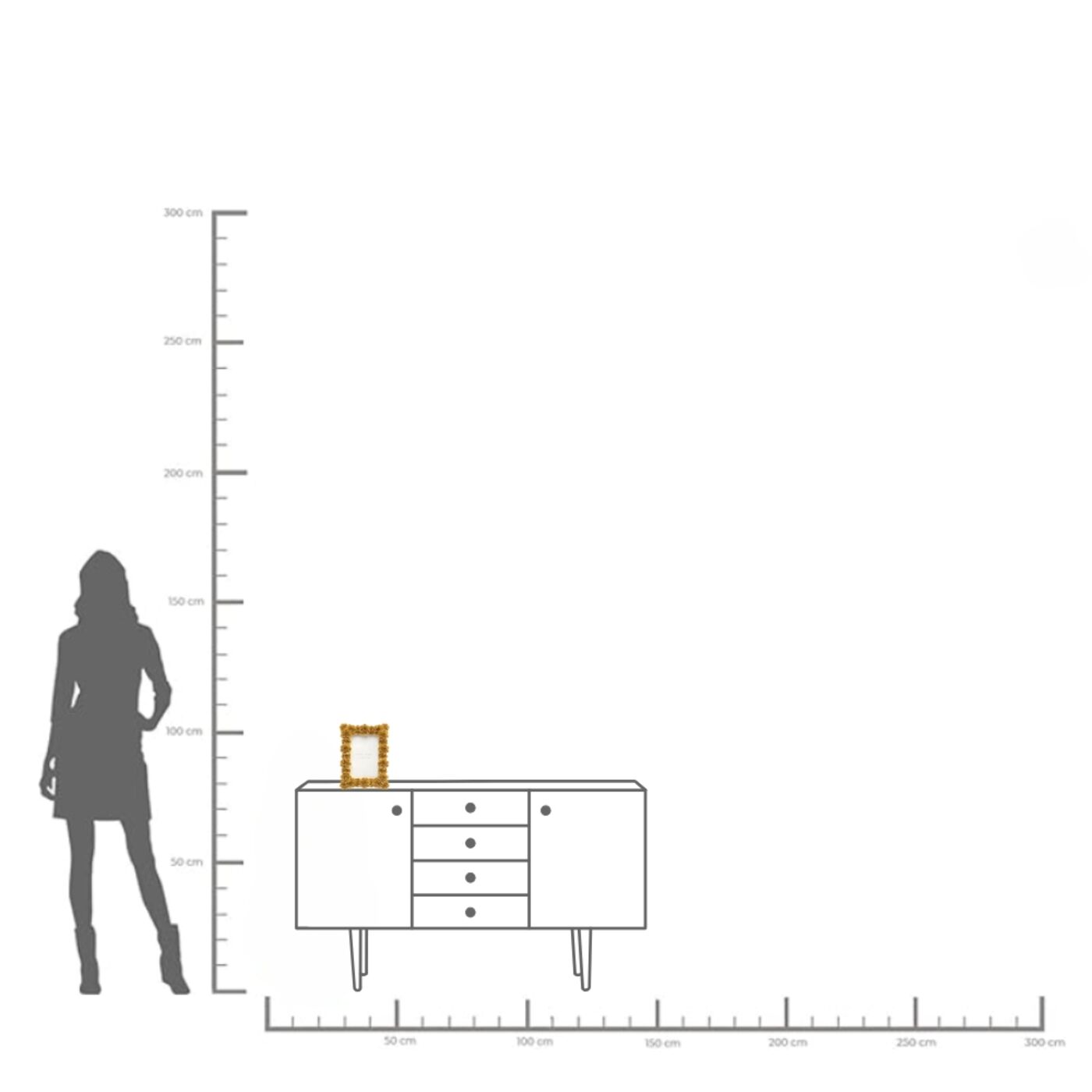 Фоторамка Flower 13x18cm KARE 57882