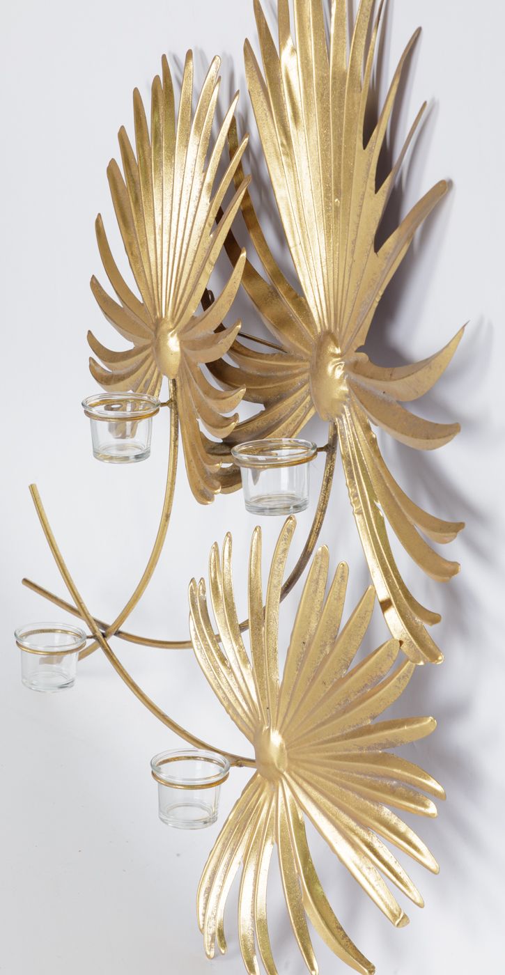 Подсвечник настенный на свечи Glasar 57-088