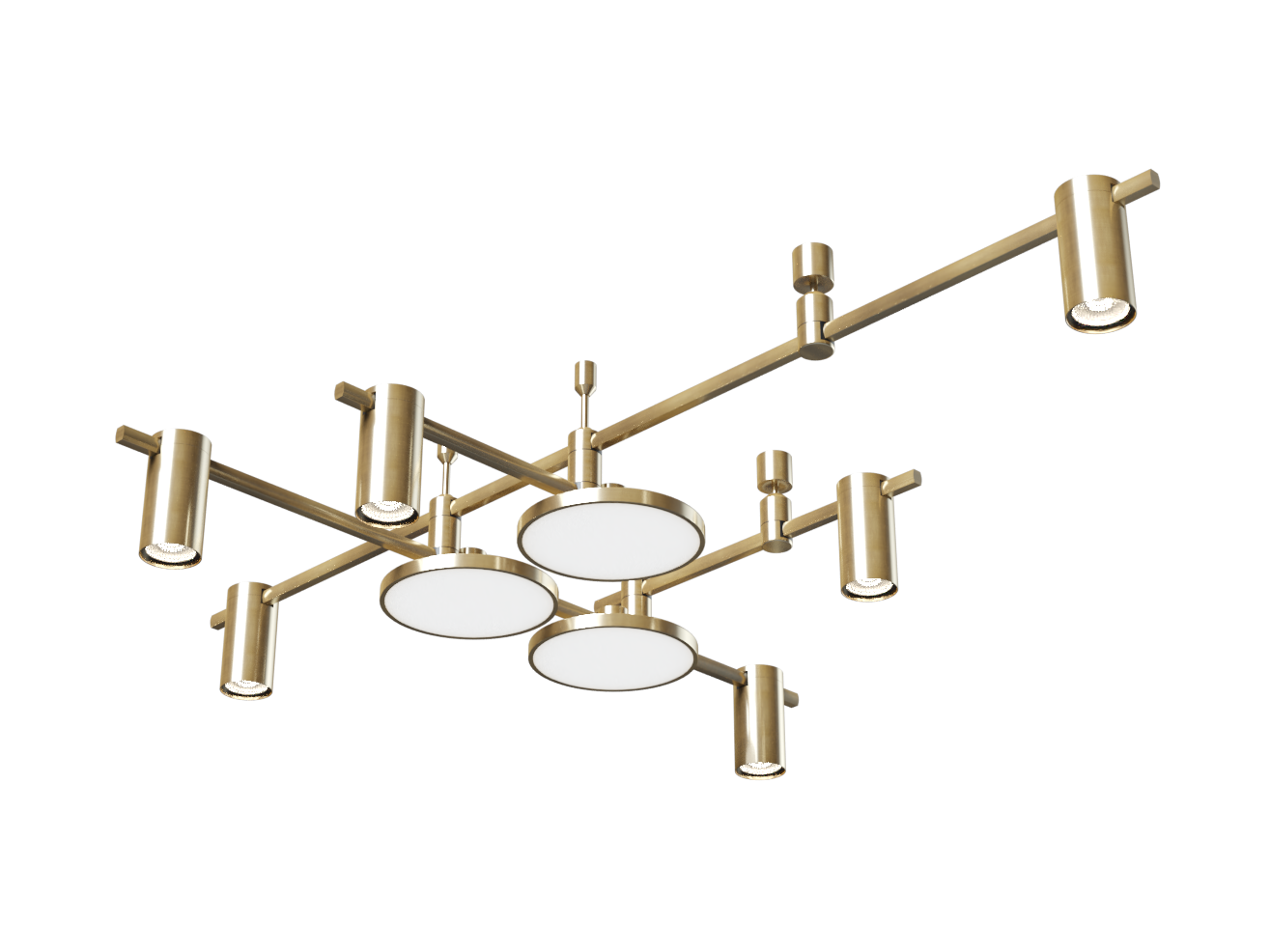 Готовая конструкция в комплекте со светильниками и источником питания Donolux DL20226C400BBrV4