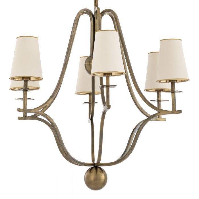 Люстра Eichholtz Valentina vintage brass finish 114189