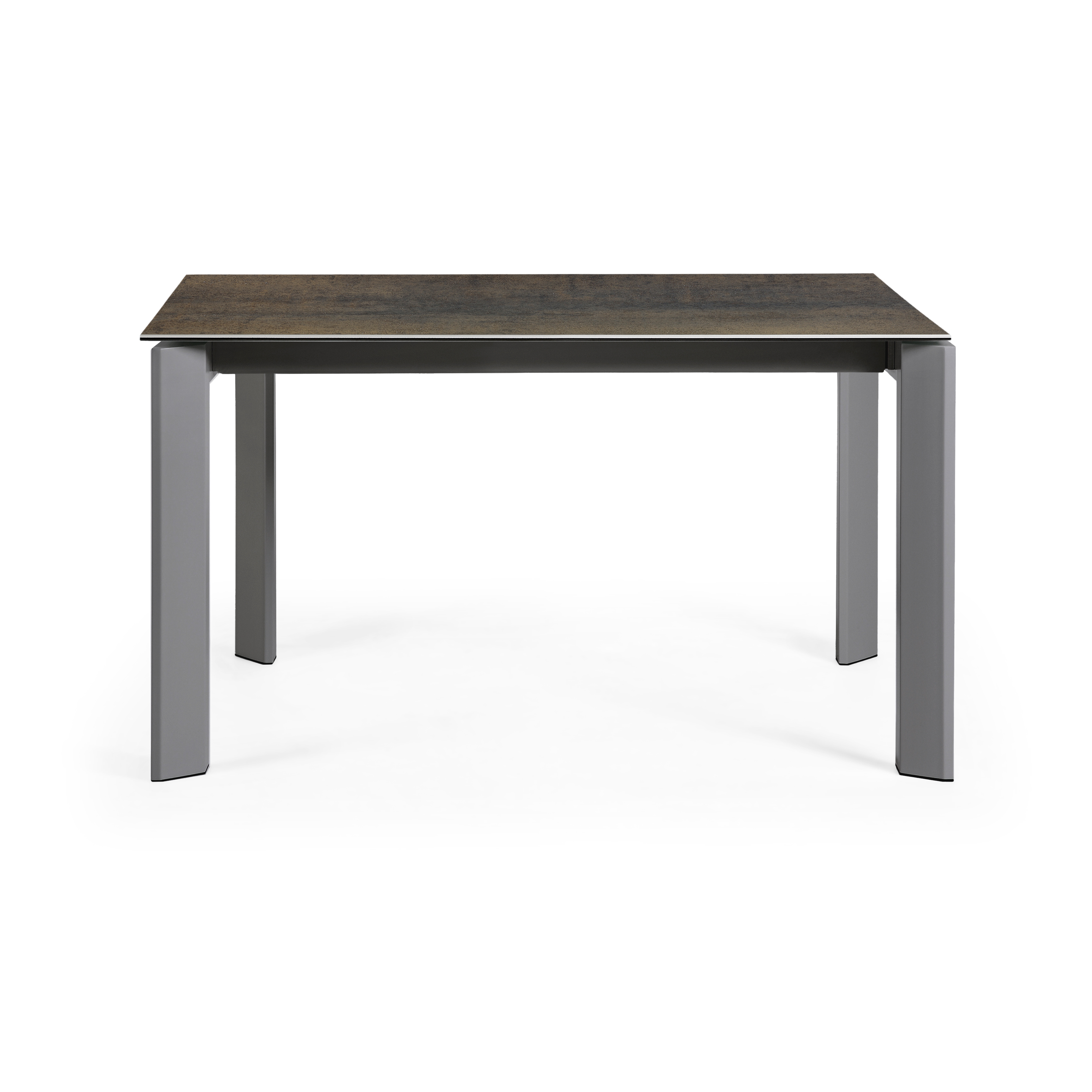 Стол Atta 140 (200) x90 антрацит, темно-коричневый, керамика La Forma (ex Julia Grup)