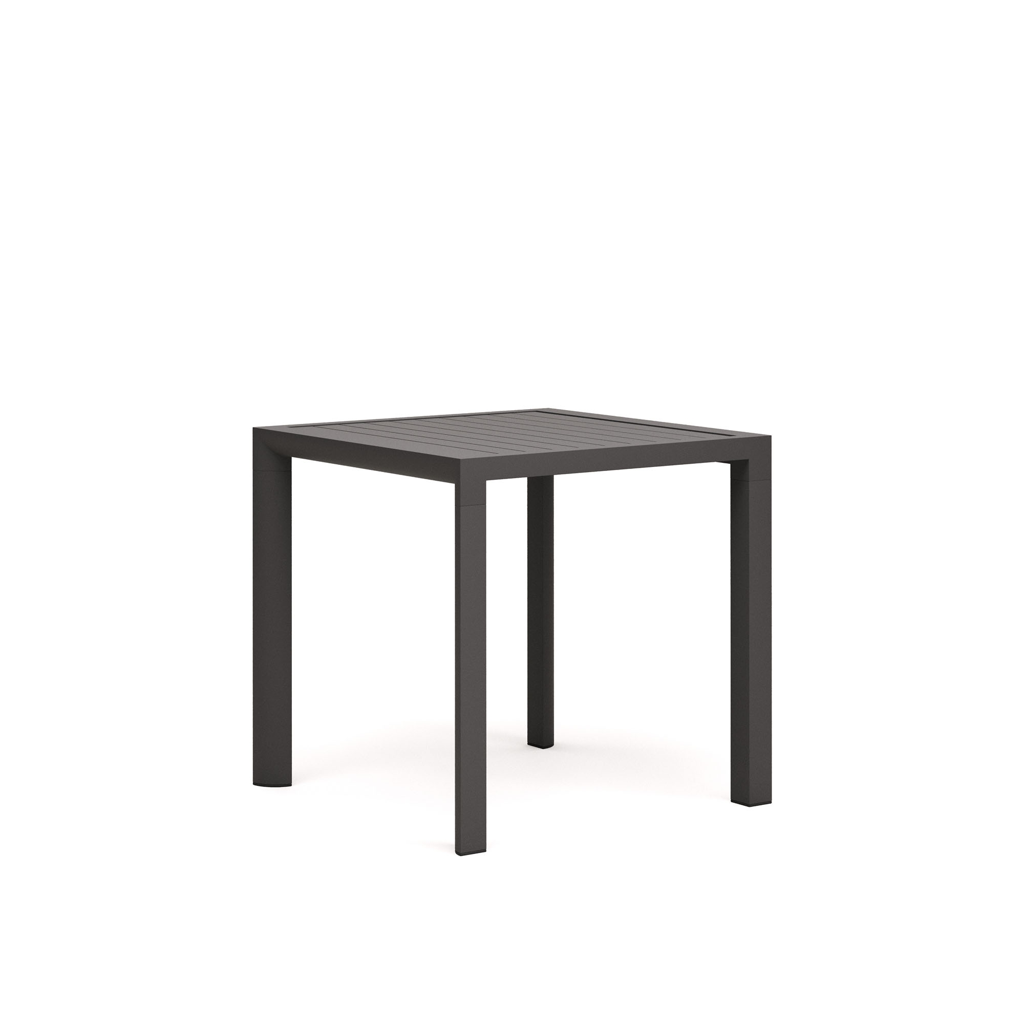 Culip Алюминиевый уличный стол с порошковым покрытием серого цвета 77 x 77 см La Forma (ex Julia Grup)