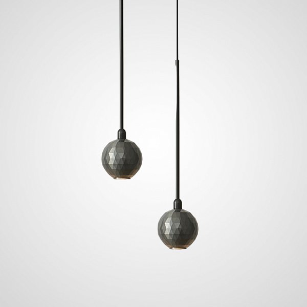 Подвесной светильник ORVAR DUO Black by ImperiumLoft