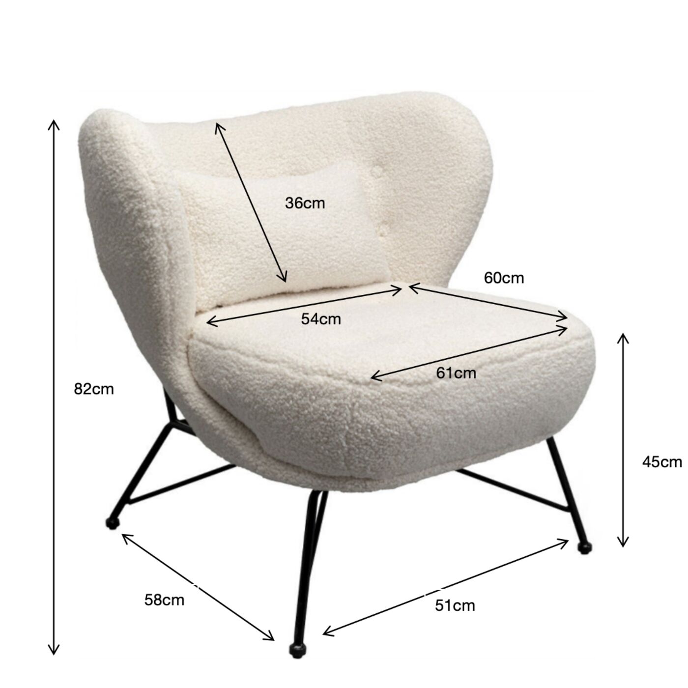 Кресло Jacky Boucle KARE 87840