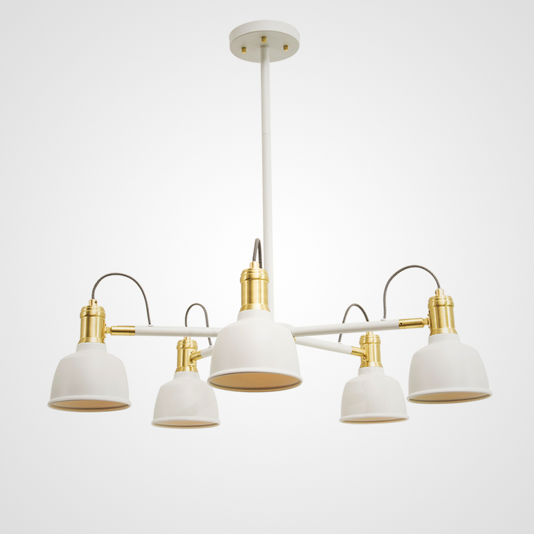 Люстра на штанге VINLAND CH D82 White by ImperiumLoft