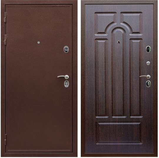 Дверь входная Graf Престиж Антик медь / МДФ 6 мм ФЛ-58 Венге