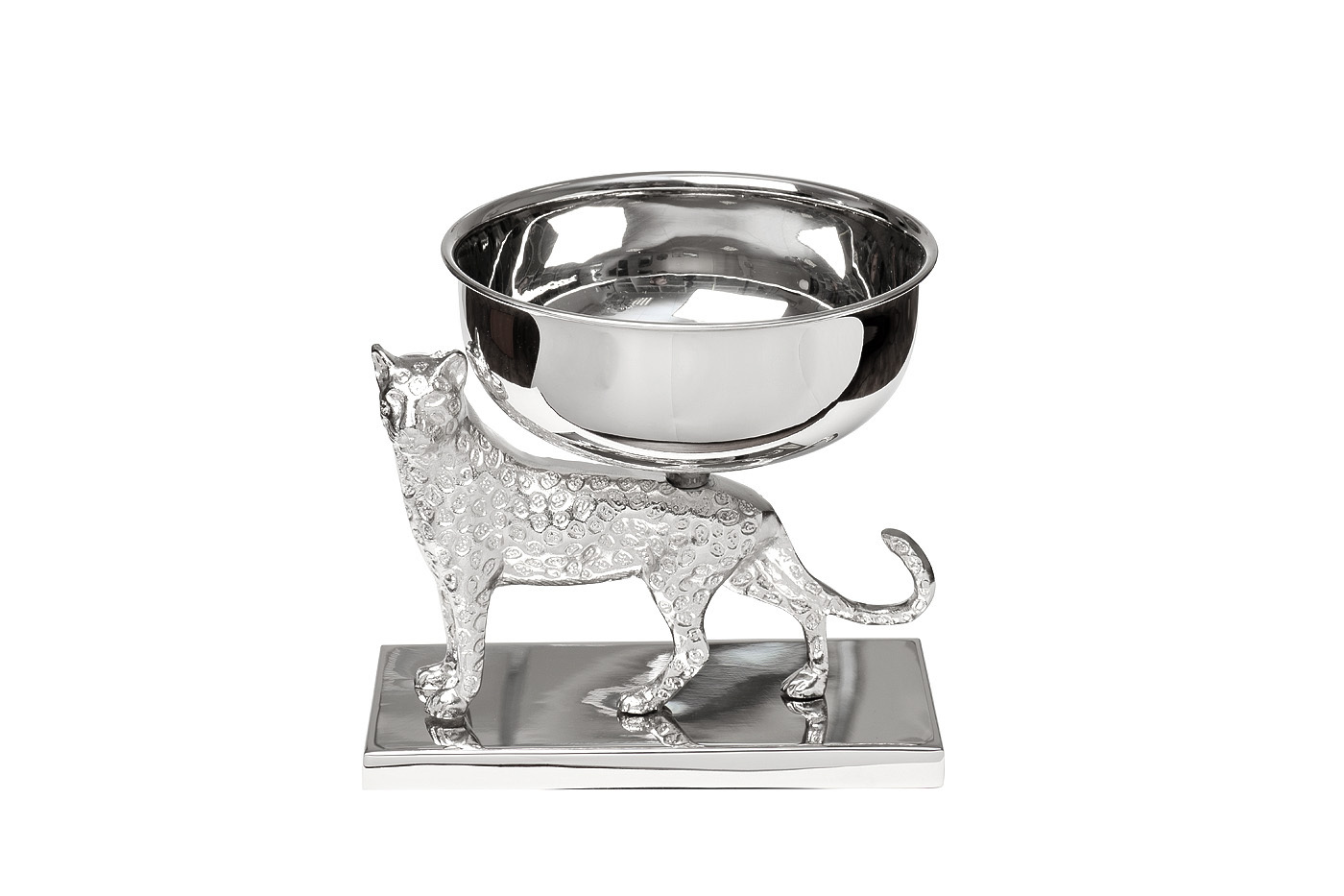 Чаша декоративная "Леопард" хром Garda Decor 95IM-4681