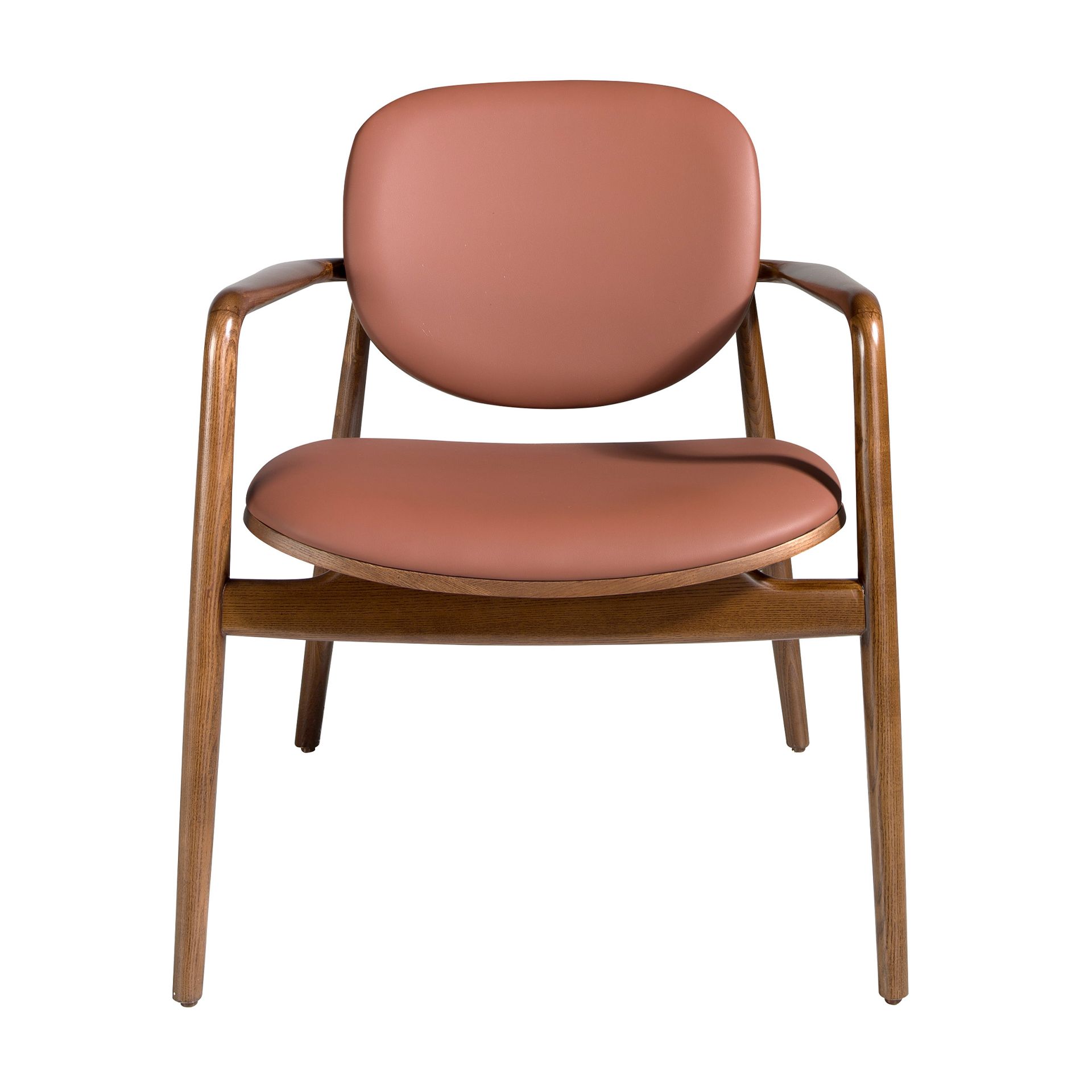 Обеденный стул 4118/LC19030 с обивкой из экокожи Angel Cerda