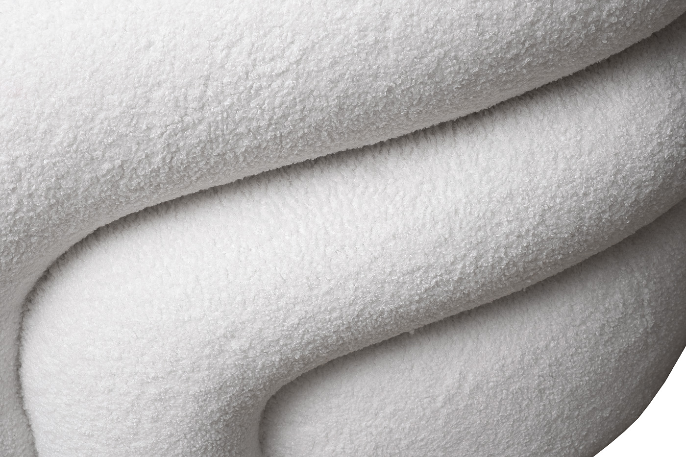 Кресло вращающееся Monblan букле белое Garda Decor MONBLAN-K-HUSH000