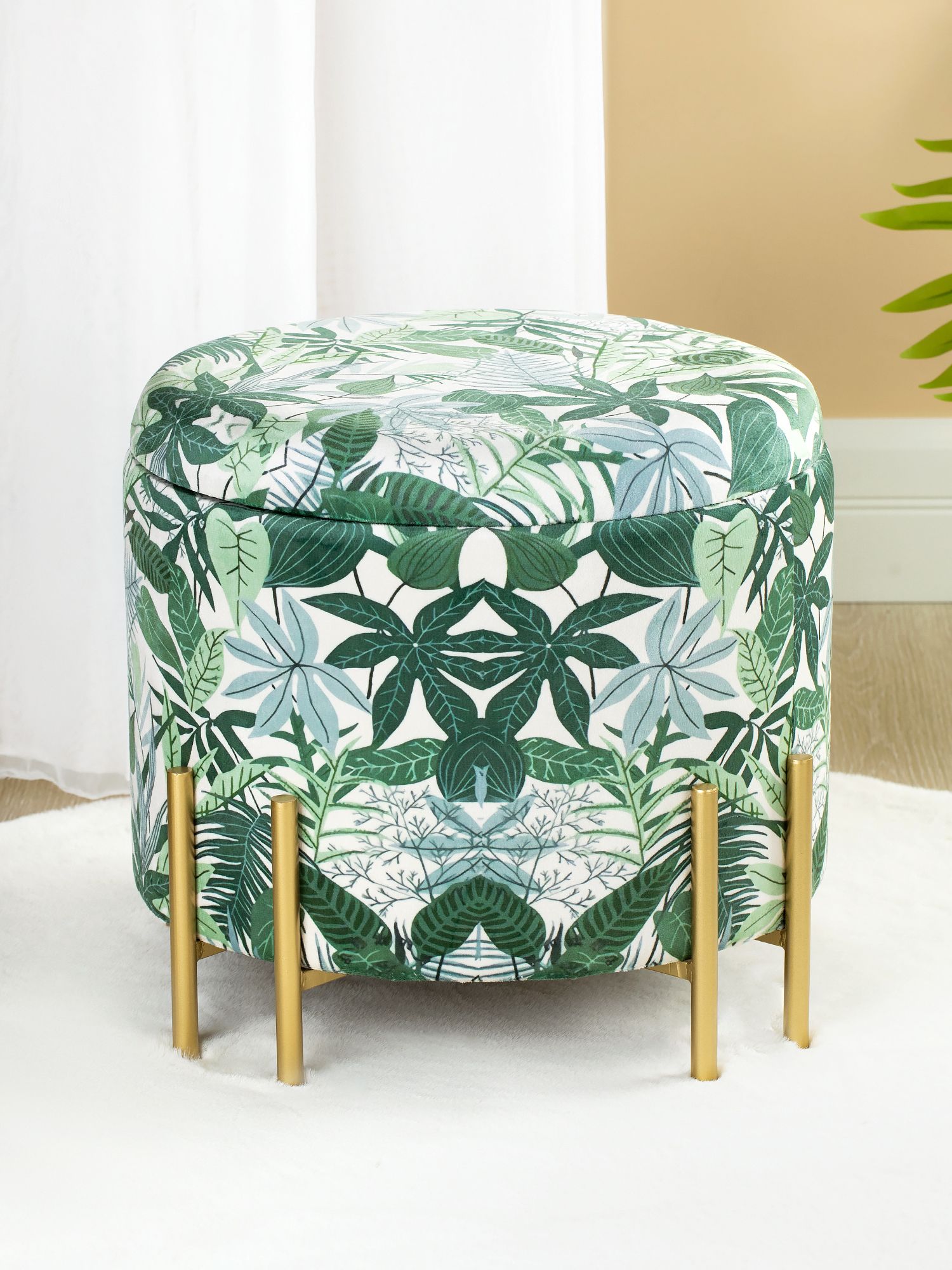 Пуф с крышкой Glasar 49-238M