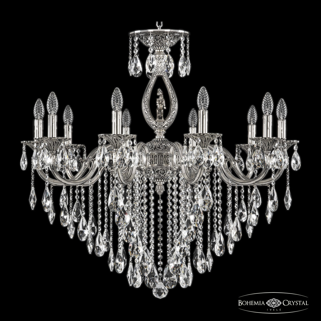 Люстра бронзовая с хрусталём 72401/10/300 B NB FH1M