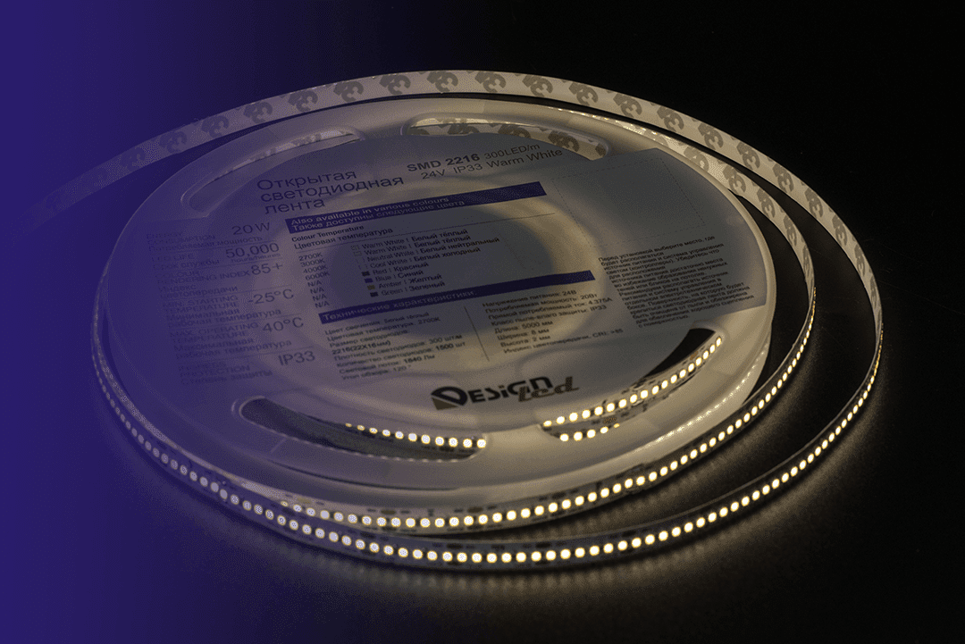 Лента светодиодная DesignLed DSG2A300-24-WW-33