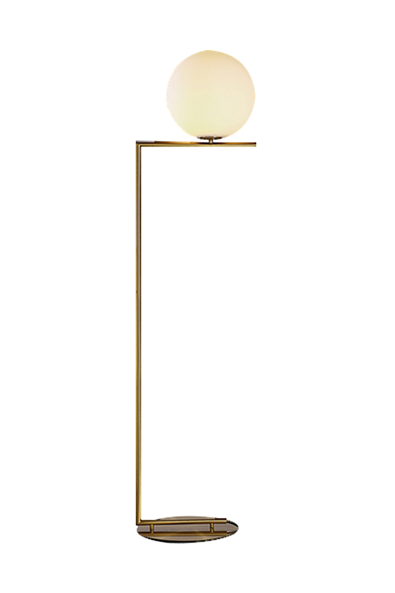 Торшер "Шар" Garda Decor K2GF-825BR