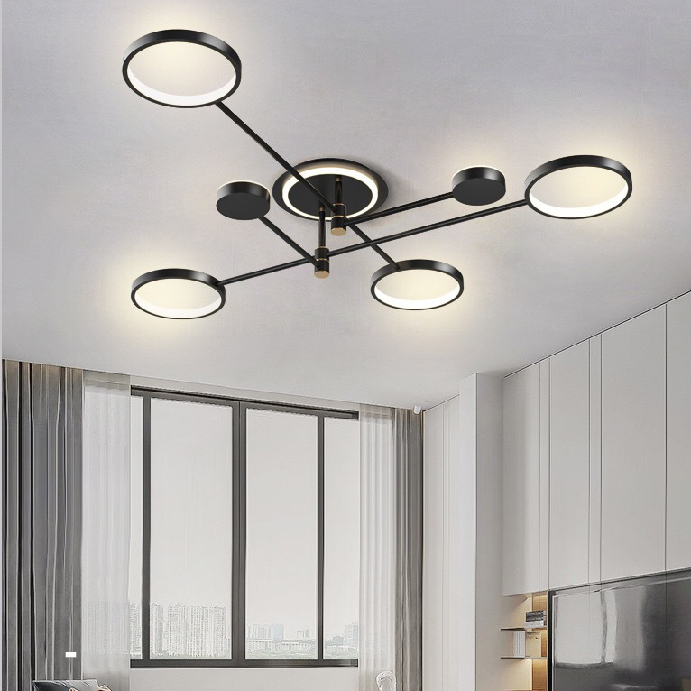 Потолочная люстра MARSA L4 Black by ImperiumLoft