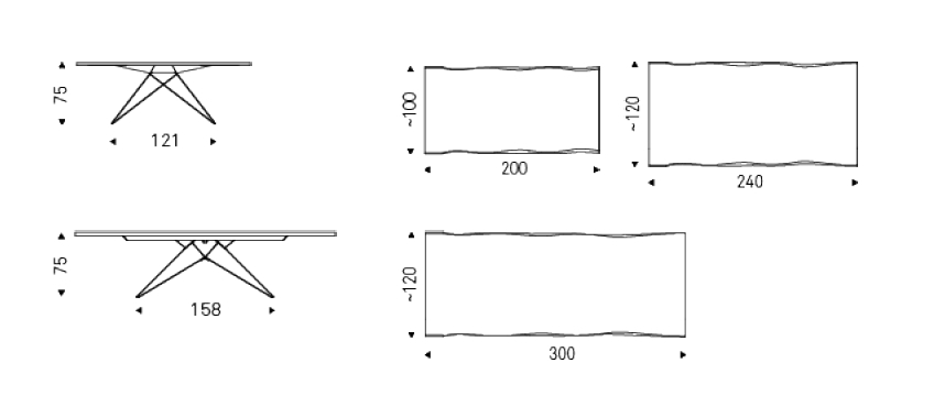 Обеденный стол Cattelan Italia Premier Wood