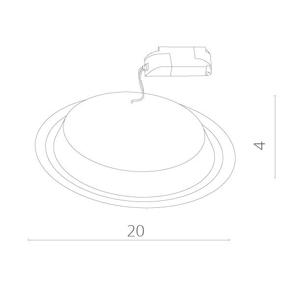 Встраиваемый светильник Arte Lamp A4118PL-1WH