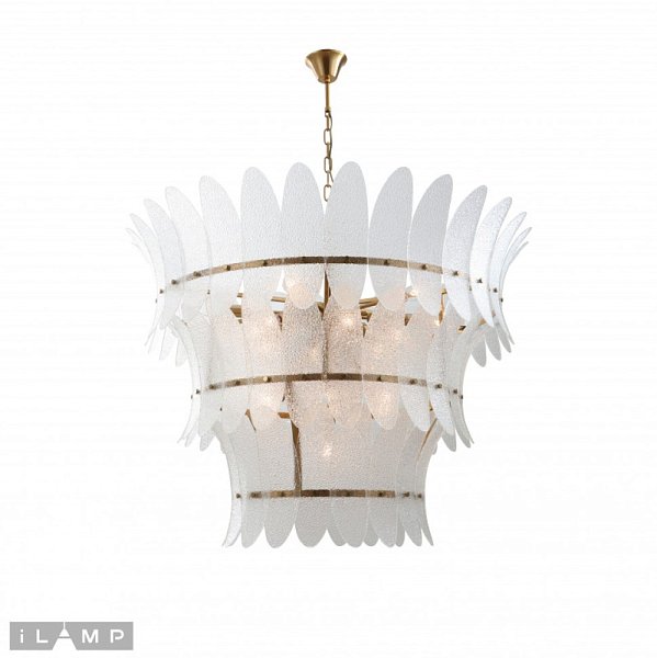 Подвесная люстра iLamp 15602-19 ANB+CL