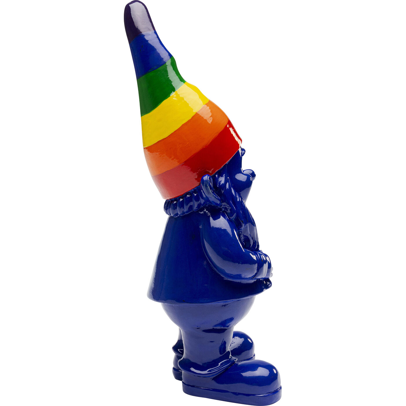 Фигура декоративная Gnome Standing Rainbow Blue 21cm KARE 56641