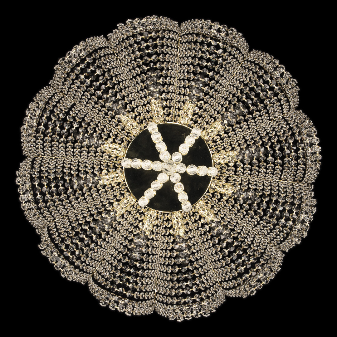 Потолочный светильник хрустальный 77081/64 G Bohemia Ivele Crystal