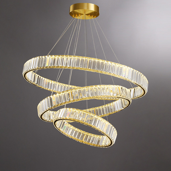 Подвесная люстра BERTOLDA D40+60+80 Brass by ImperiumLoft