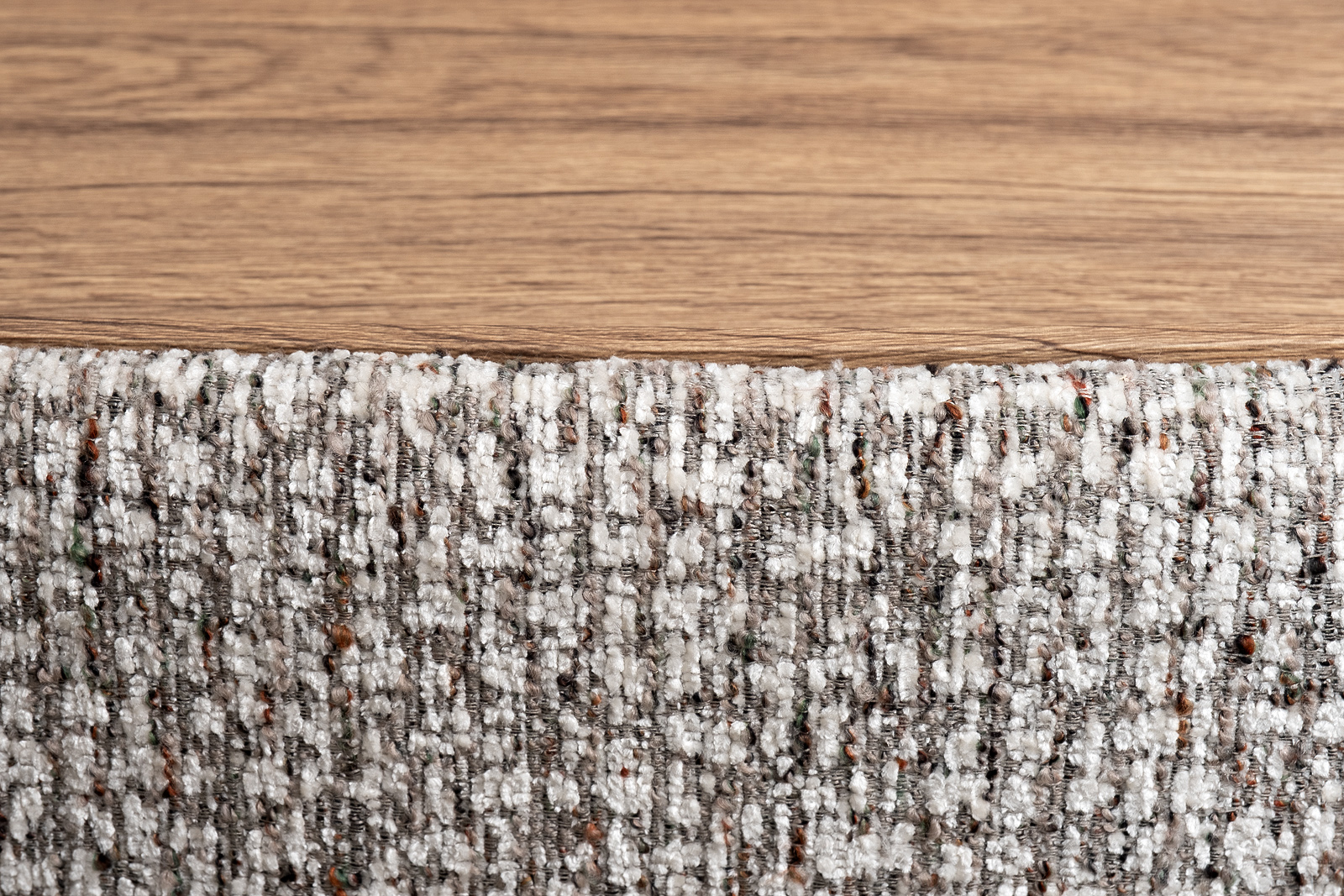 Столик прикроватный мягкий Runa шенилл серый Garda Decor Runa-S49-Seppia Ser