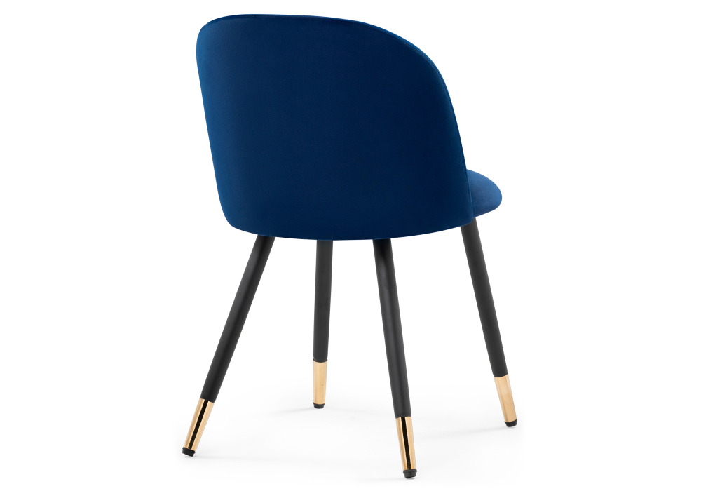 Стул Woodville Gabi dark blue / black / gold 15349