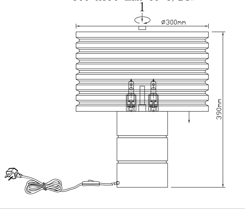 Настольная лампа Fluorite FL1035-3T