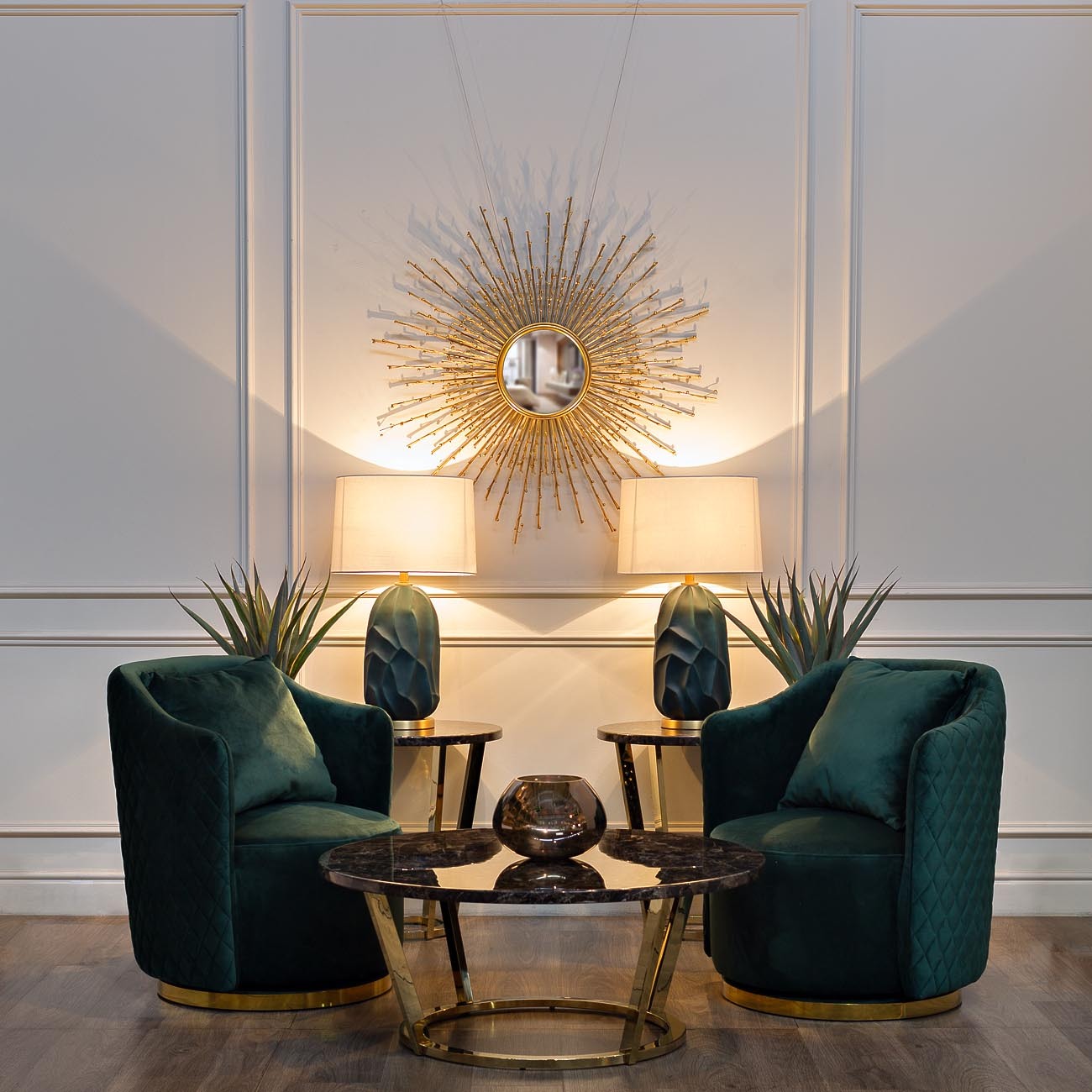 Зеркало Лучи солнца Garda Decor 19-OA-5890