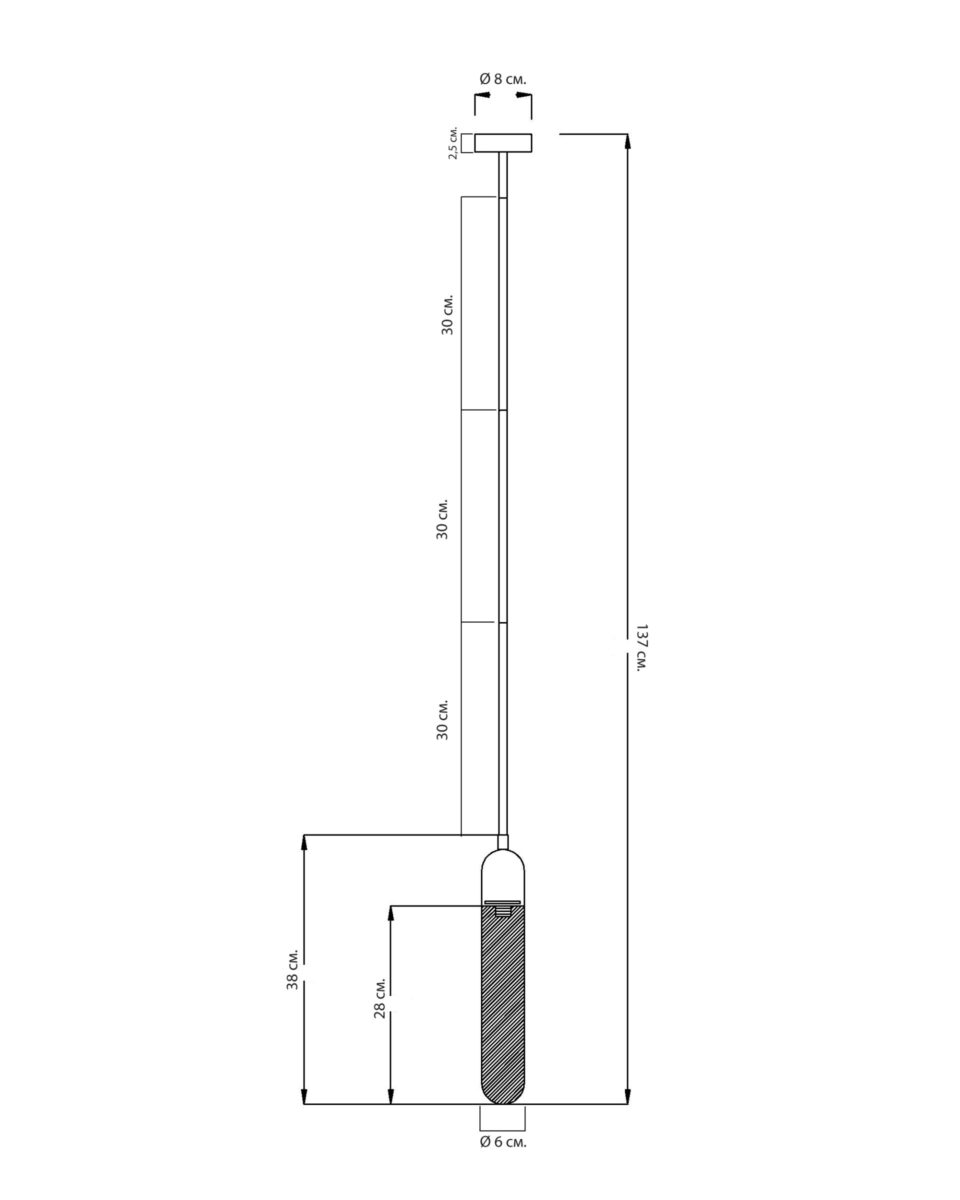 Подвесной светильник Амос Louvre Home LHLPN170324SWL