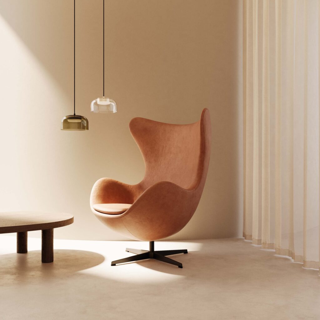 Подвесной светильник Ipon 1L золотой металл, прозрачный плафон Aromas del Campo