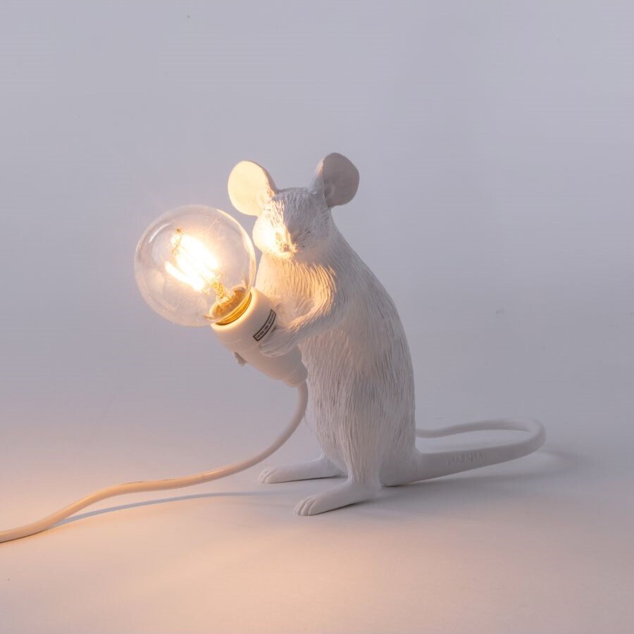 Настольная лампа Seletti Mouse Lamp Sitting USB 15221