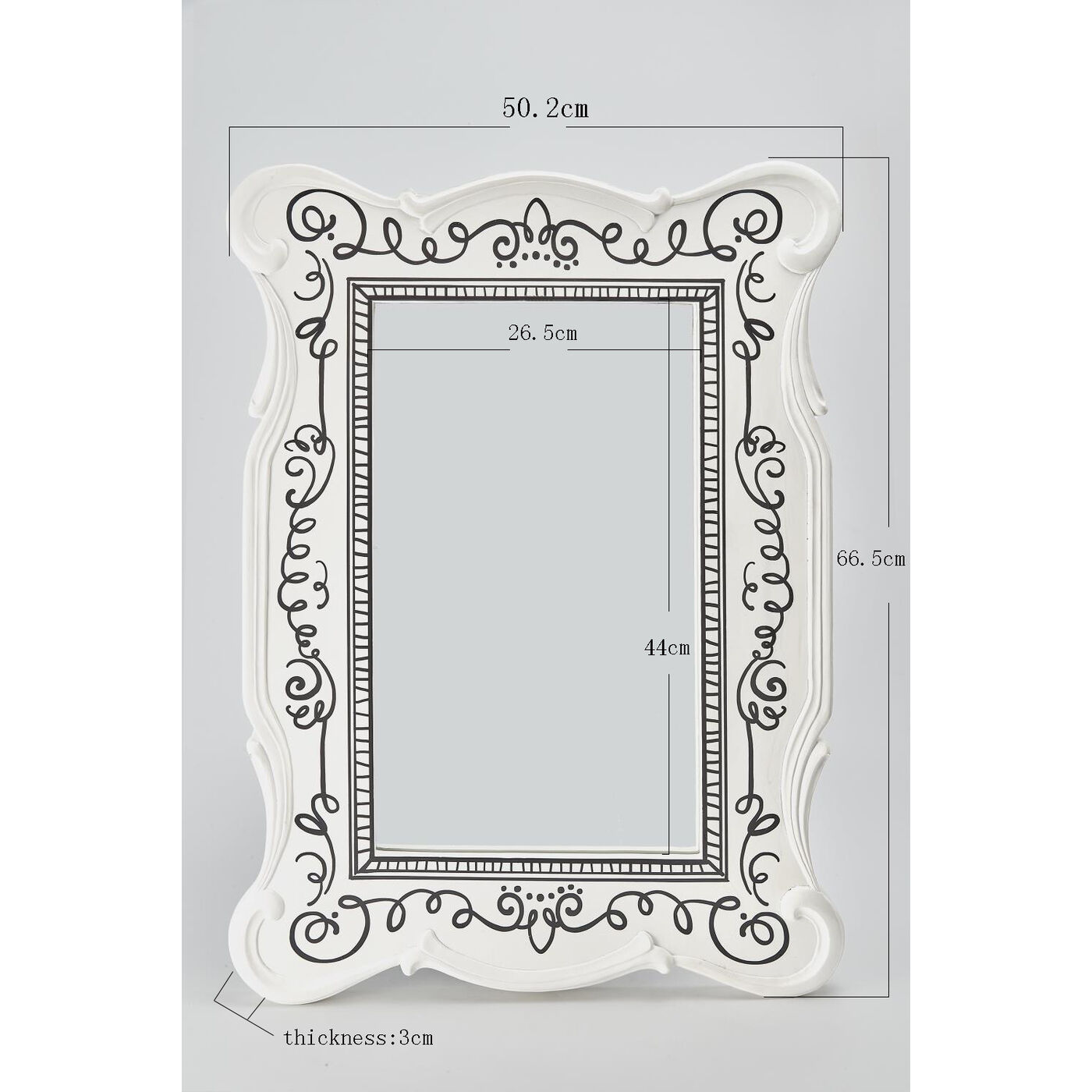 Зеркало настенное Favola 67x50 см KARE 86938