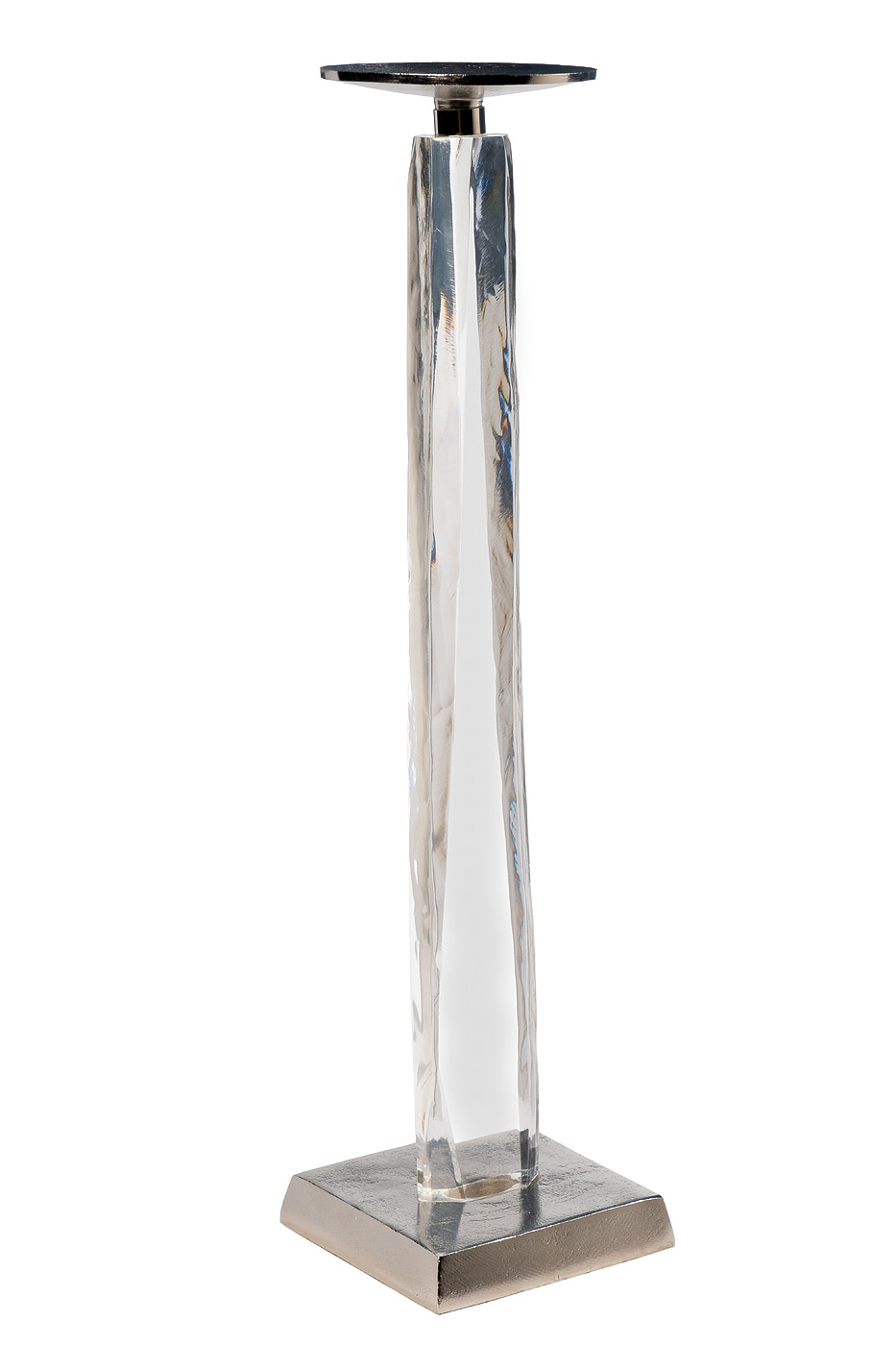 Подсвечник высокий прозрачный Garda Decor 71PN-02923