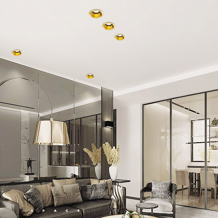 Точечный светильник CALL D6,9 Brass 6000 К by ImperiumLoft