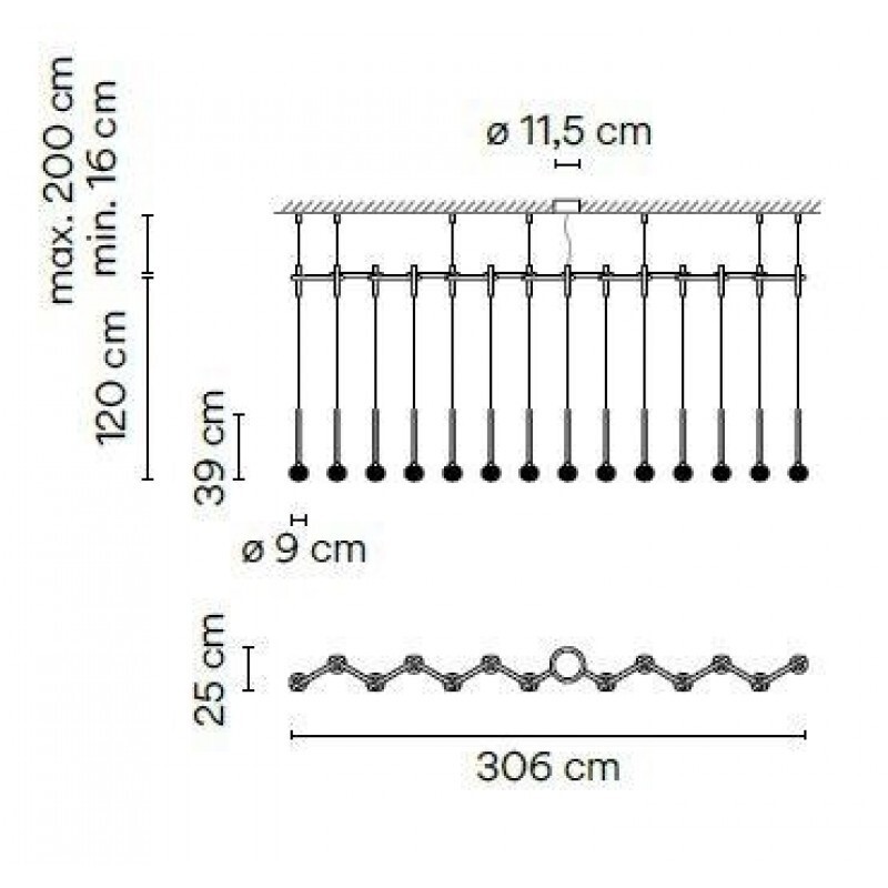ПОДВЕСНОЙ СВЕТИЛЬНИК  VIBIA Algorithm 0842