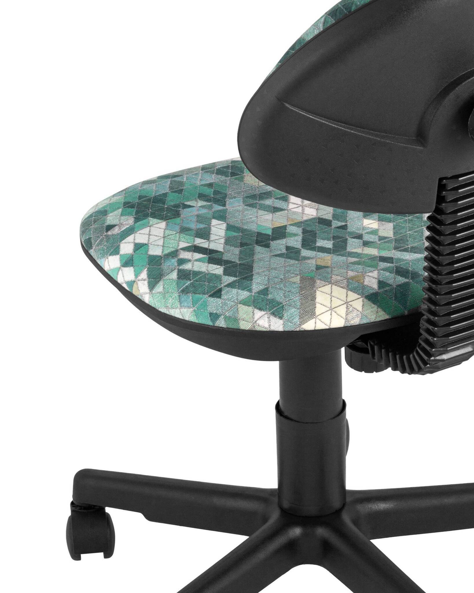 Кресло компьютерное детское УМКА абстракция зеленый Stool Group