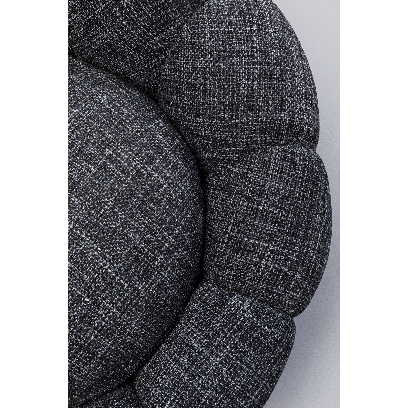 Кресло вращающееся Peppo Bloom Melange Black KARE 87777