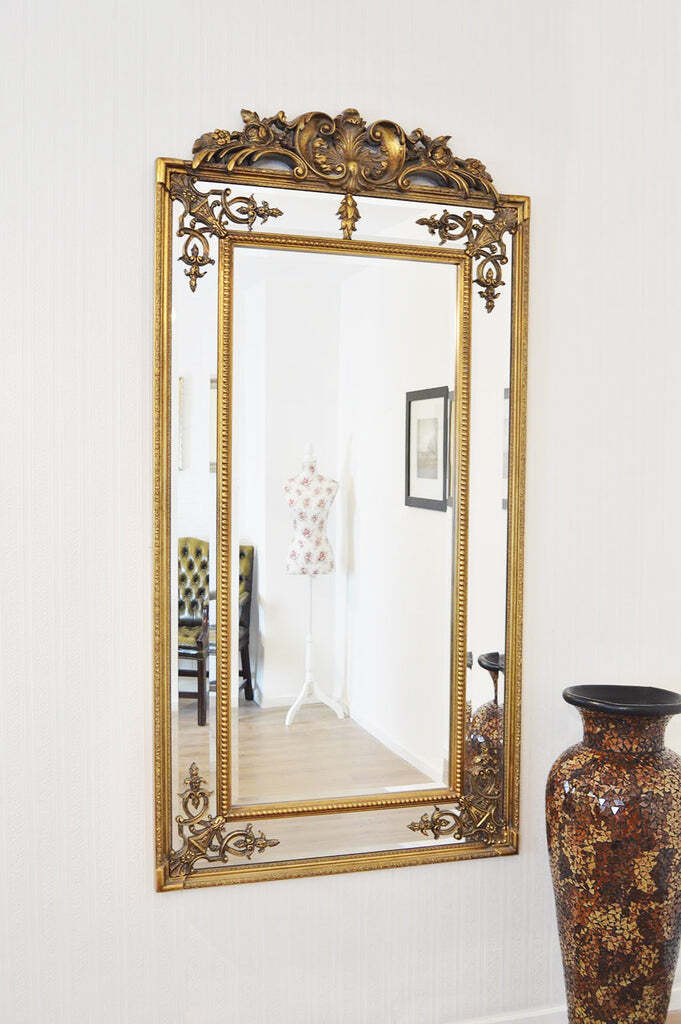 Золотое напольное зеркало Пабло Louvre Home LH143HDG Золотое напольное зеркало Пабло Louvre Home LH143HDG