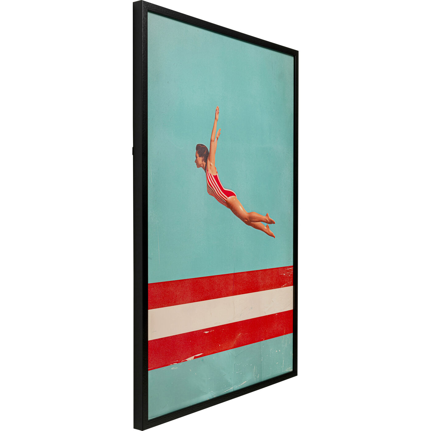 Картина в раме Jumping Girl Up 103x73cm KARE 57993
