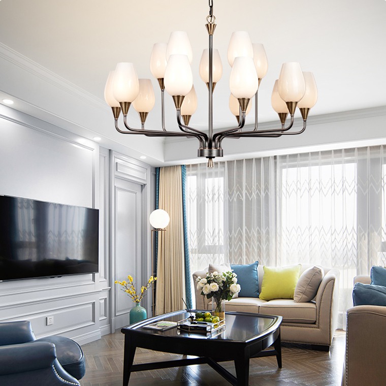 Подвесная люстра VIOLA MILK 3 by ImperiumLoft