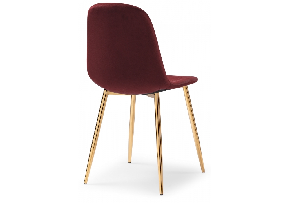 Стул Woodville Dabl wine red / gold 15293