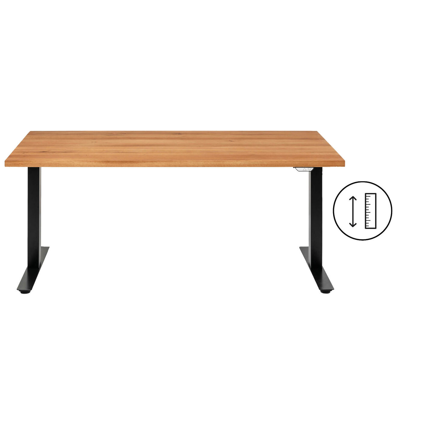 Стол письменный Office Jackie Oak Black 200x100 см KARE 85618