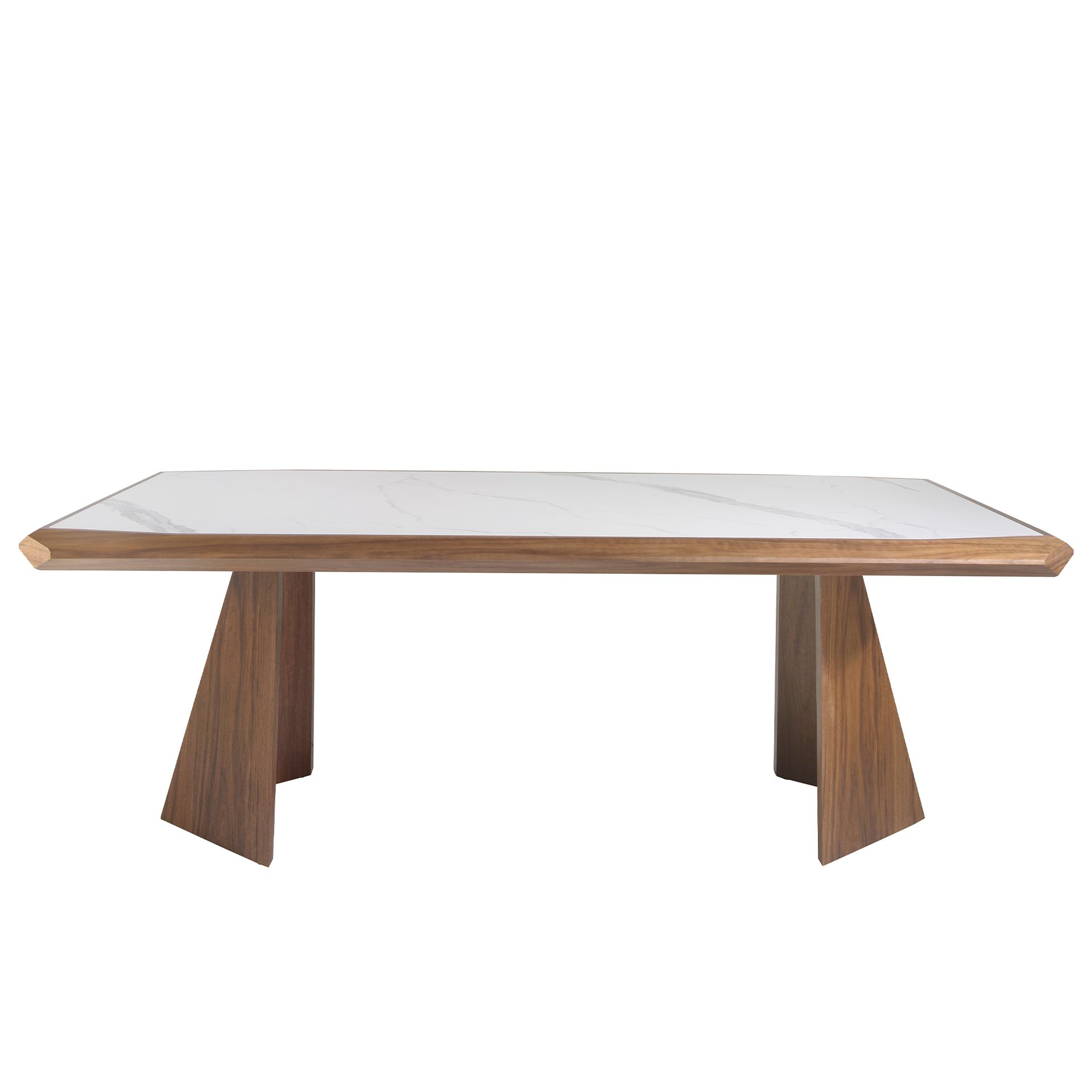 Обеденный стол 1106/MI2207T из керамики и орехового дерева Angel Cerda