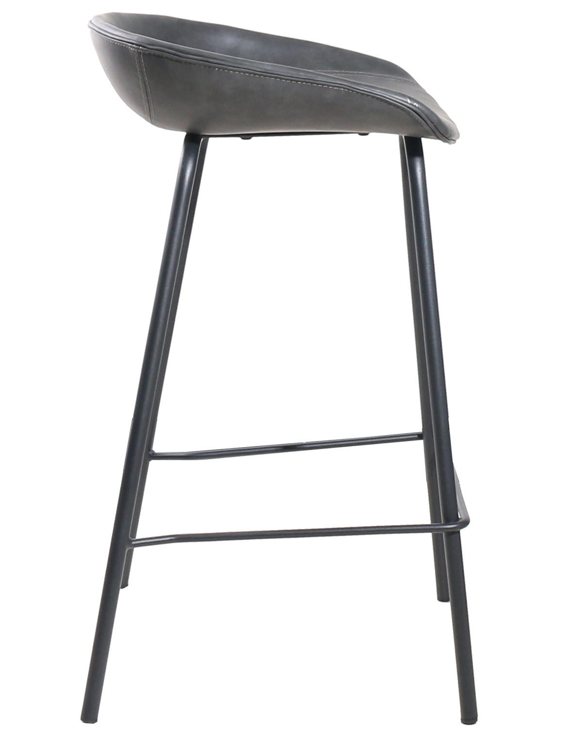 Стул полубарный Loft серый Bradex Home FR 0455