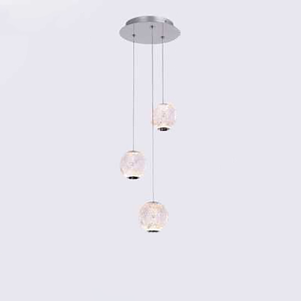 Подвесной светильник STORMS MORE L5 Chrome Диск by ImperiumLoft