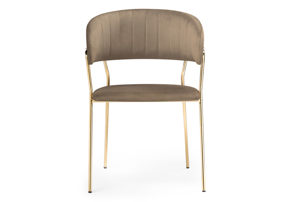 Стул Woodville Kamelia cappuccino / gold 15318
